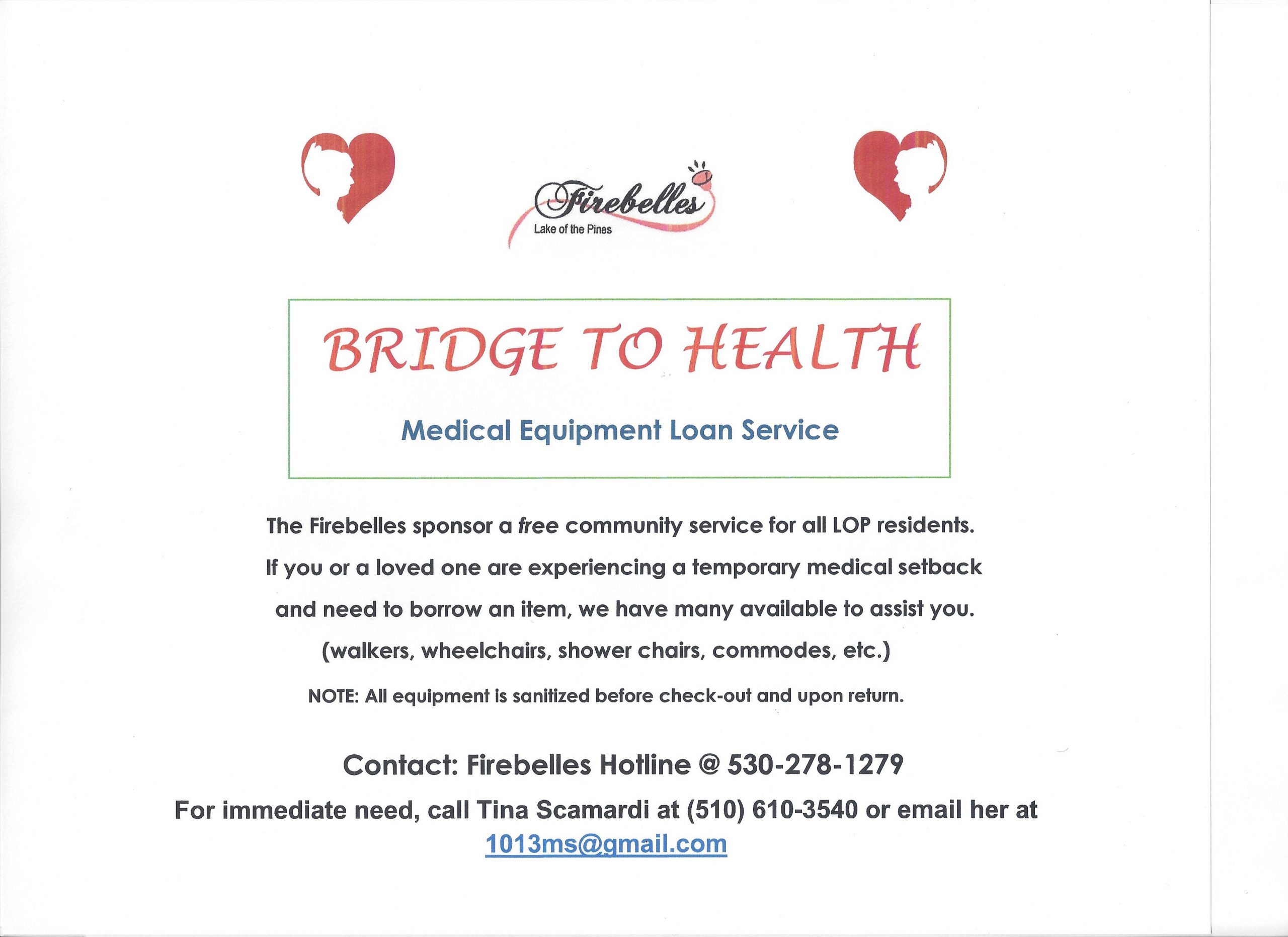 Bridge To Health Firebelles Lake of the Pines