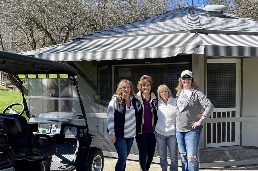 Snack Shack with volunteers