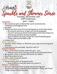 Sparkle and Shimmer Soiree Flyer